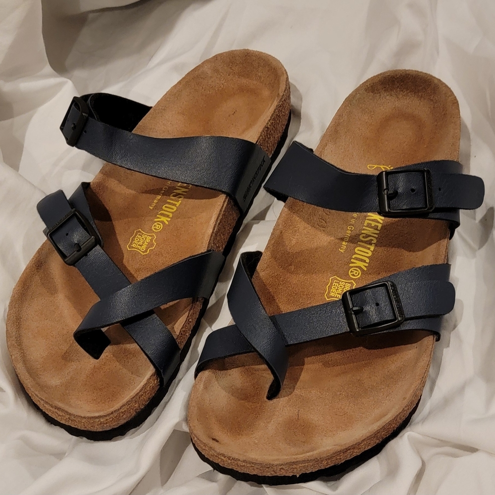 Birkenstock Mayari Navy Blue Sandals